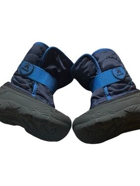 Kamik Kids Navy and Royal Blue Strap Snow Boots